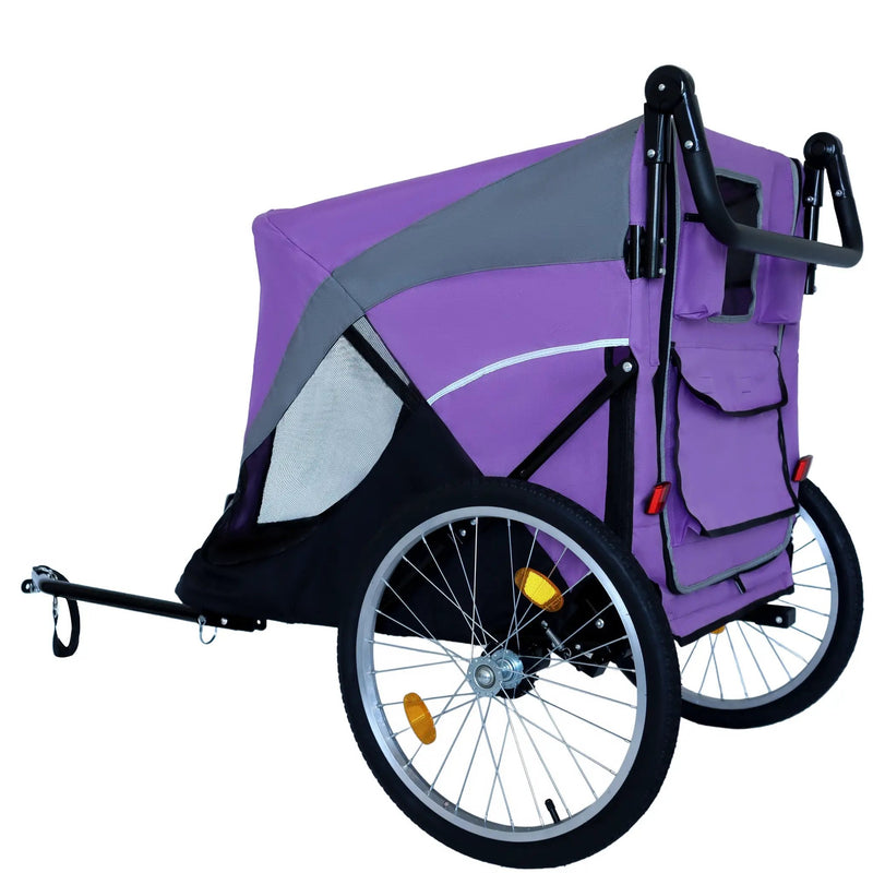 2-in-1 Bike Trailer & Push Cart for Pets by HouseOfZazla