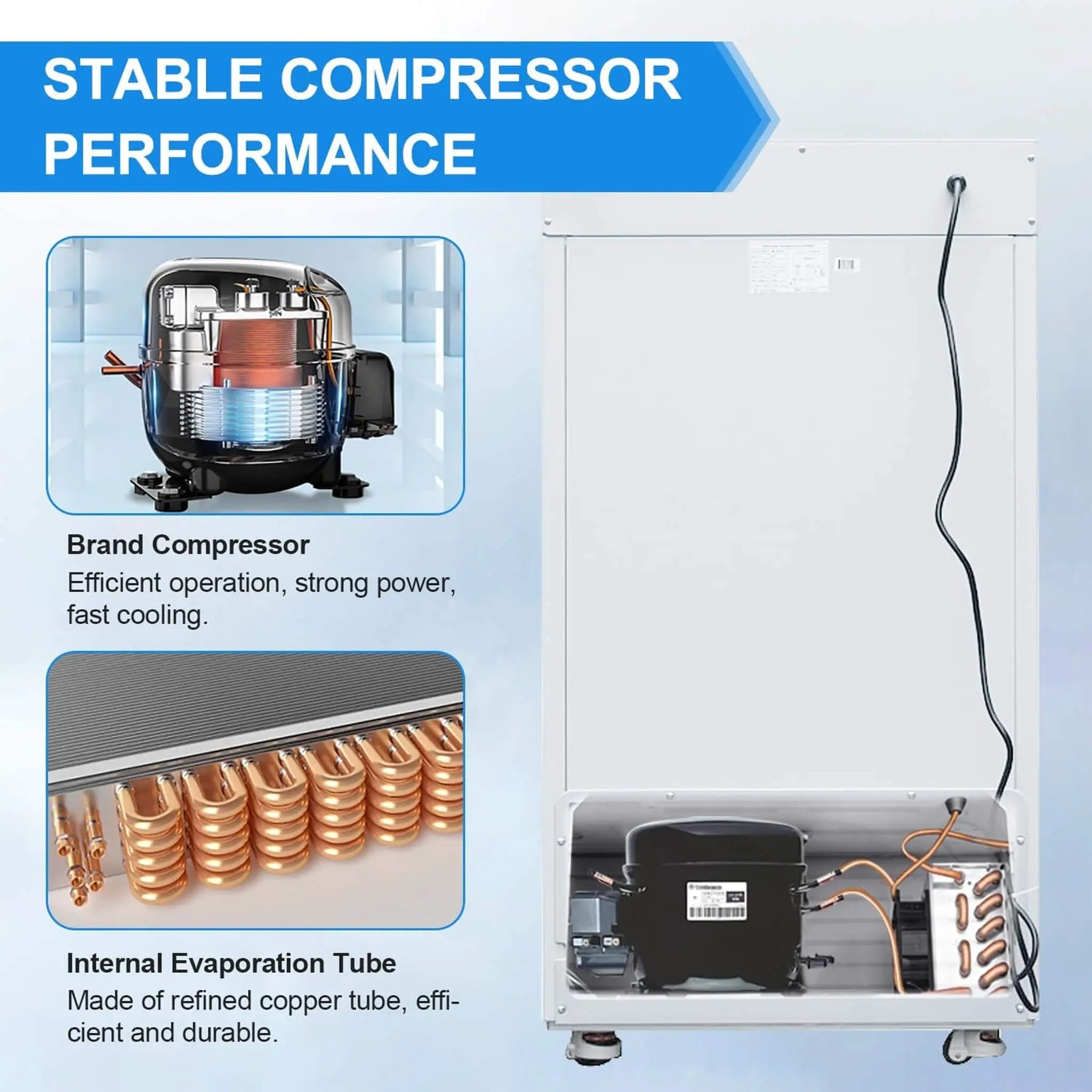 58L Ultra-Low Temperature Laboratory Freezer With Precision Cooling (SAK37621) by SAKSBY WHOLESALE