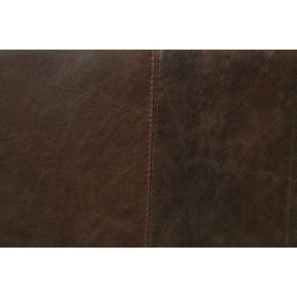 Porchester - Sofa - Distress Chocolate Top Grain Leather by Unique Piece Furniture