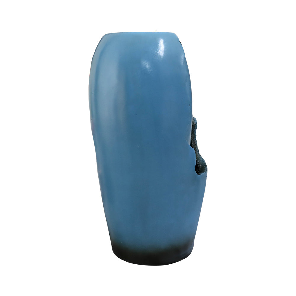 Resin Blue Vase Water Fountain Tabletop with LED, photo 7 of 10