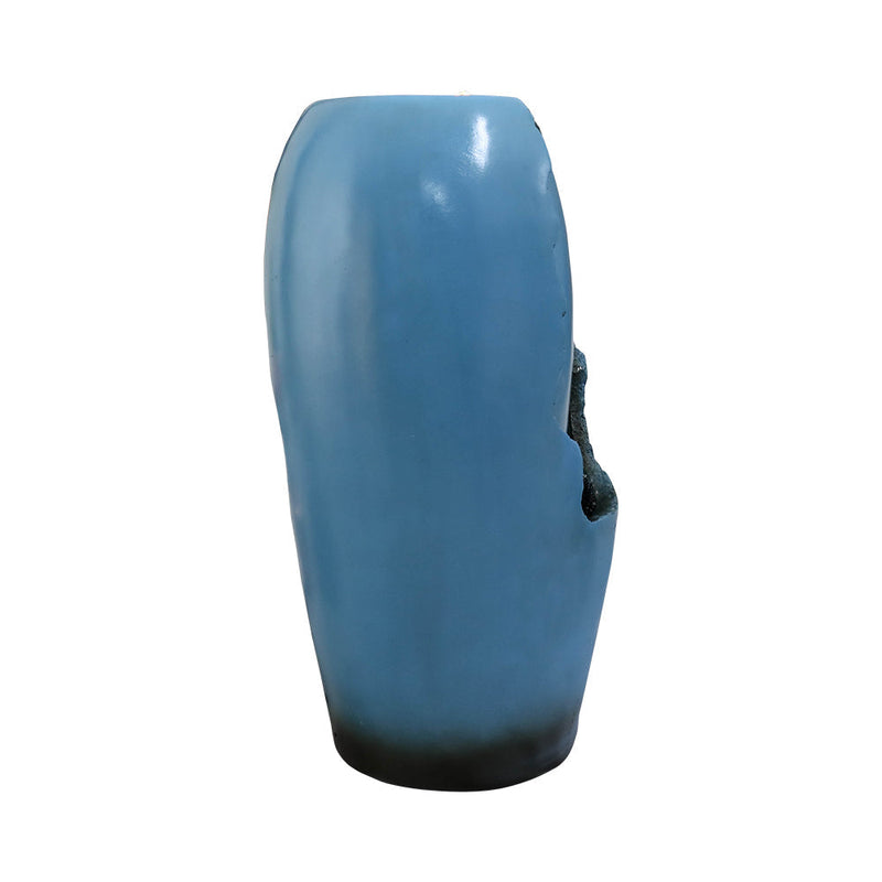 Resin Blue Vase Water Fountain Tabletop with LED, photo 7 of 10