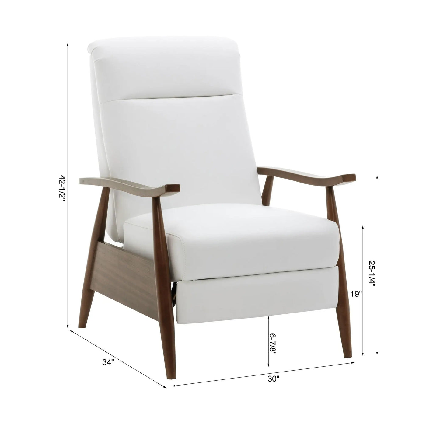 Sarasota - Arm Push Back Recliner by HouseOfZazla