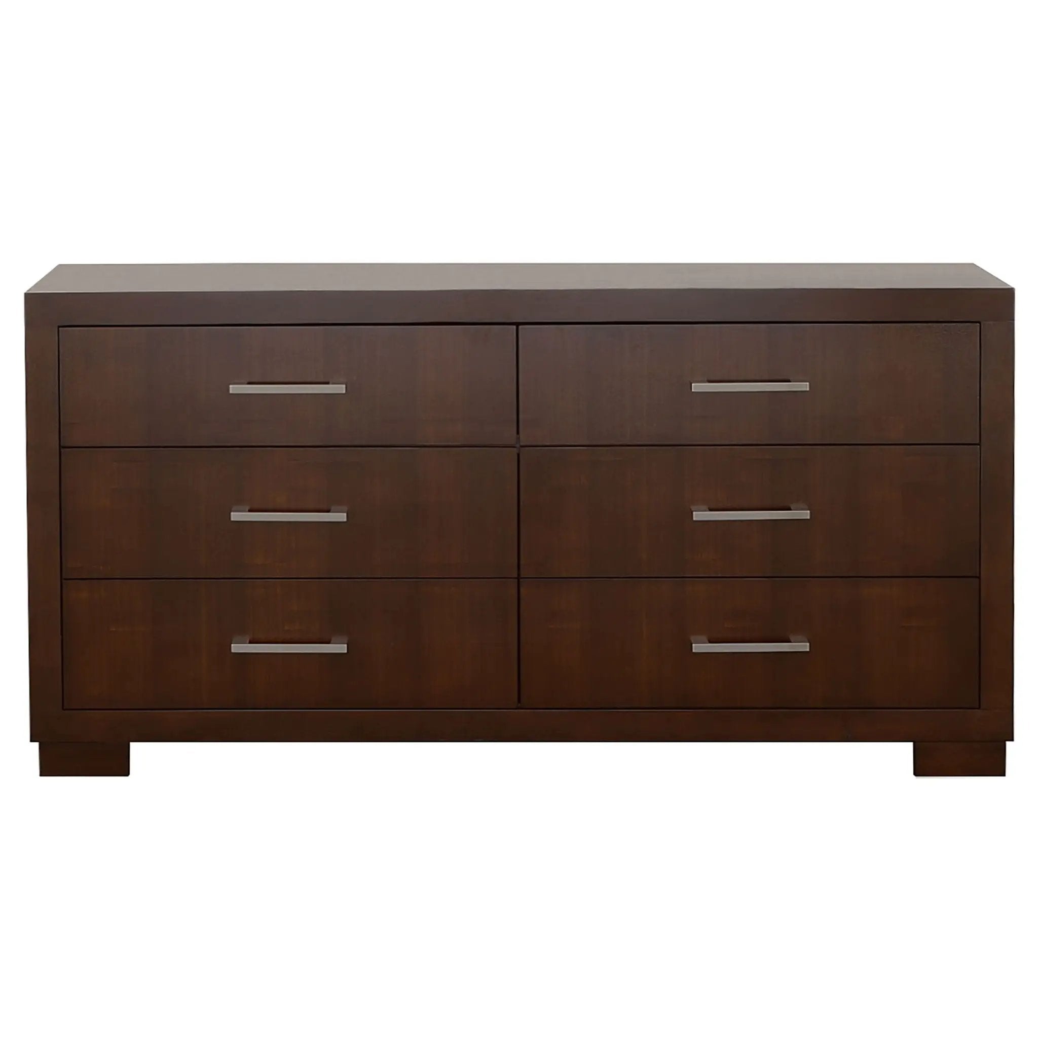 Jessica 6-drawer Dresser Cappuccino by Unique Piece Furniture