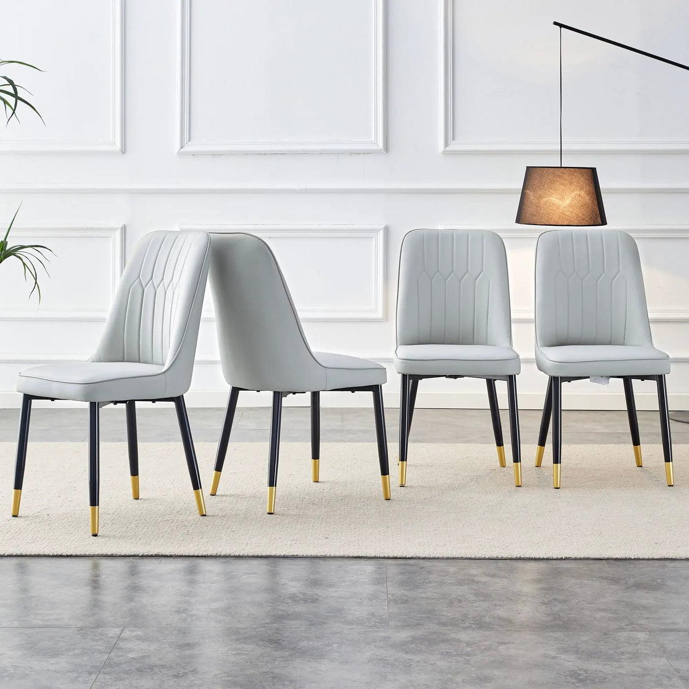 Modern Chair With Metal Legs by HouseOfZazla