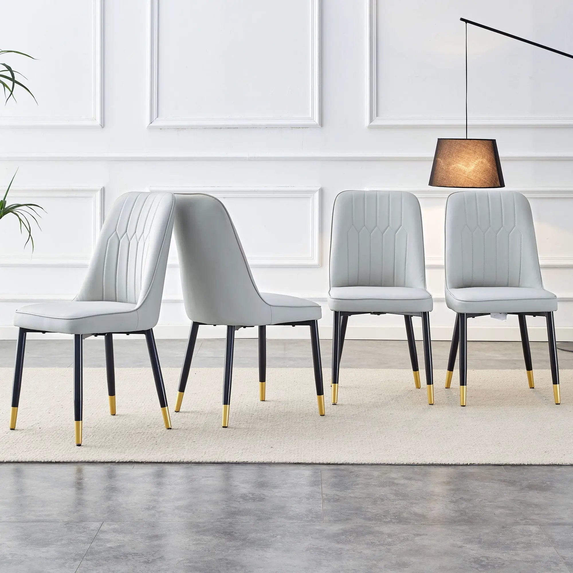 Modern Chair With Metal Legs by HouseOfZazla