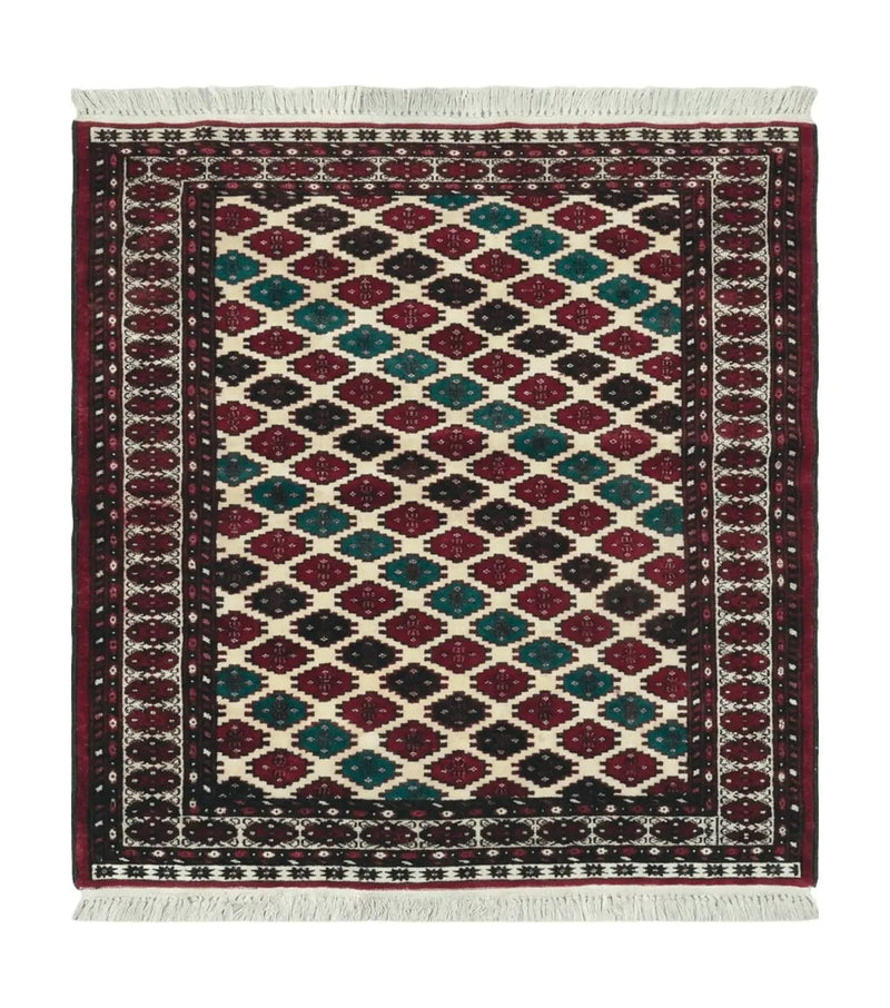 3' X 4' Vintage Handmade Pakistan Bokhara Turkoman Balouch Wool Rug Mat Nice by Jewel Rugs