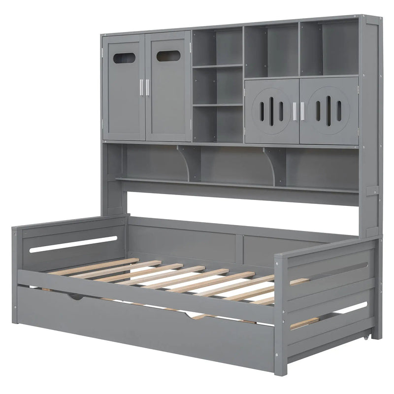 Daybed With All-In-One Cabinet And Shelf by Unique Piece Furniture