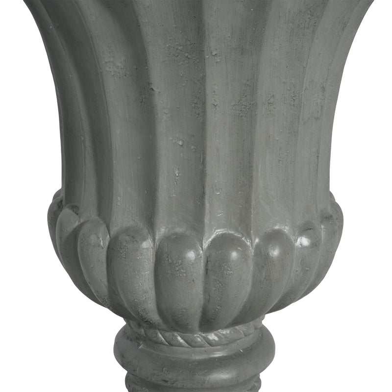 Outdoor Garden Urn Planter, Gray by HouseOfZazla