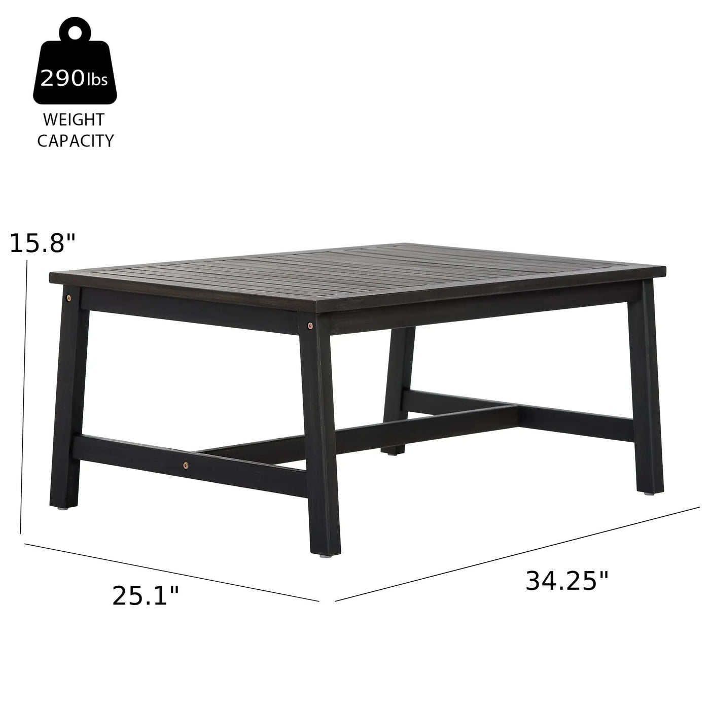2 Piece Outdoor Loveseat and Coffee Table Set by HouseOfZazla