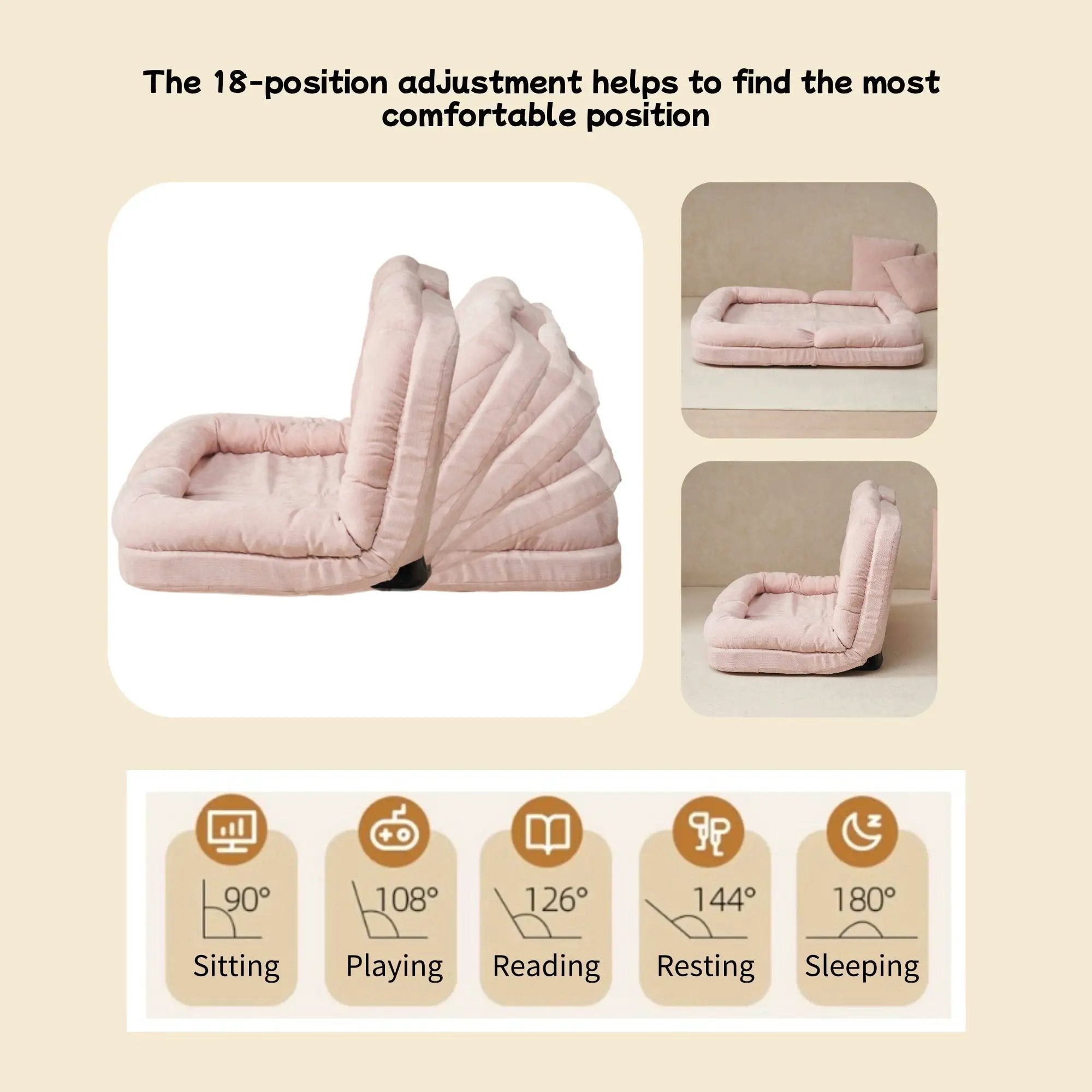 Convertible Fold-Out Double Sofa Bed by HouseOfZazla