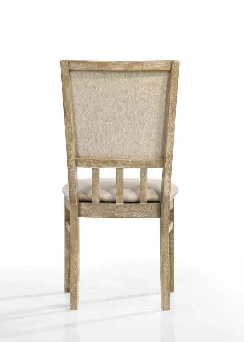 Brutus - Wide Dining Chair (Set of 2) - Reclaimed Wheat by HouseOfZazla
