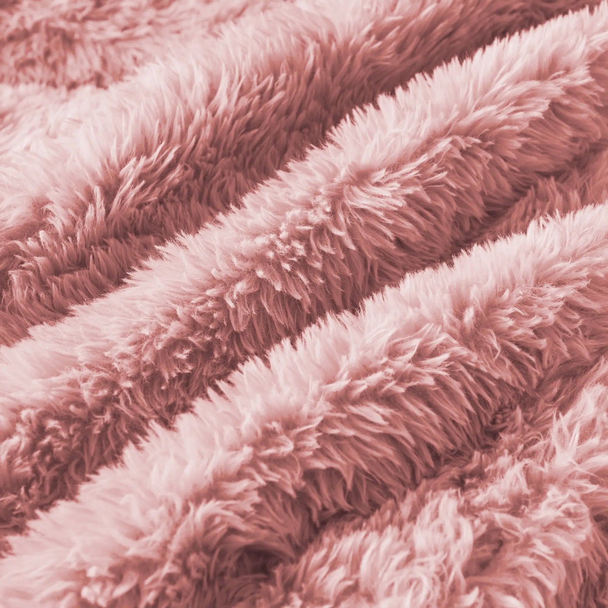 Aviana Ottoman Plush Fabric - Pink by HouseOfZazla