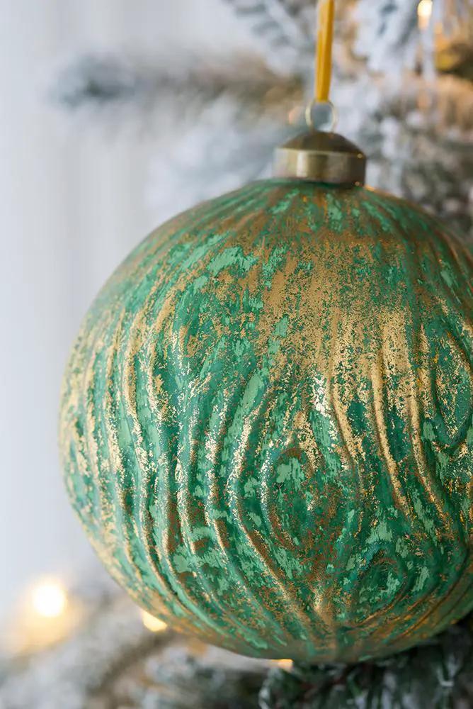 Christmas Ball Glass Decorative Hanging Ball Christmas Tree Ornaments For Holiday Party Decorations by Unique Piece Furniture
