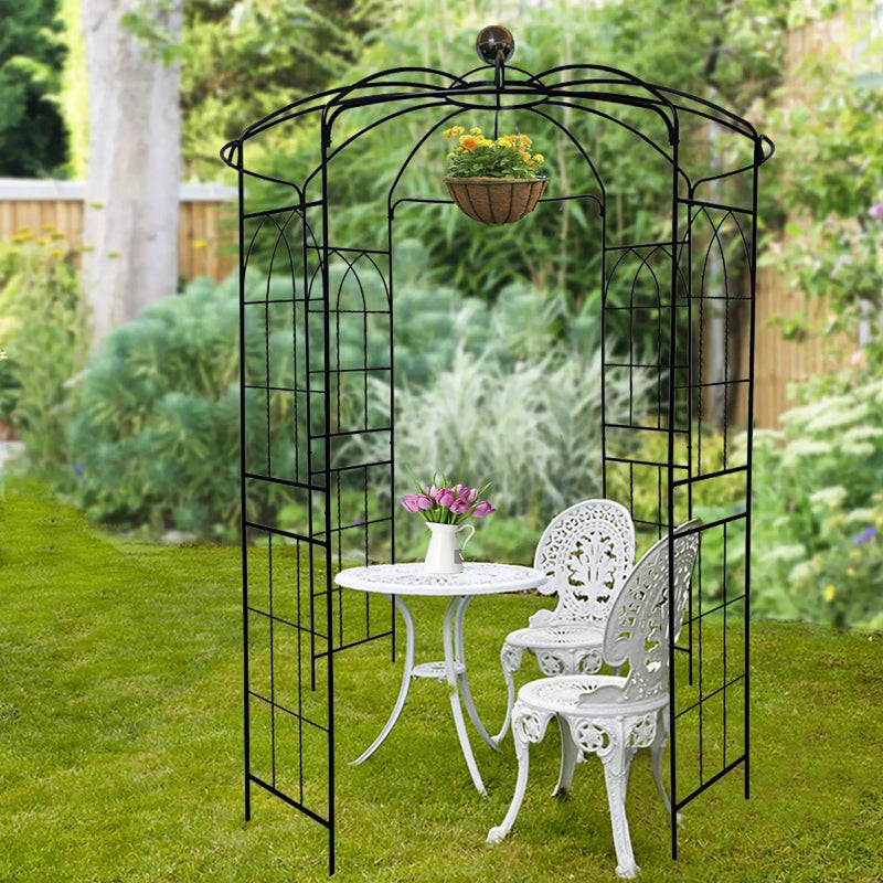 Metal Garden Arch Iron Pergola by HouseOfZazla