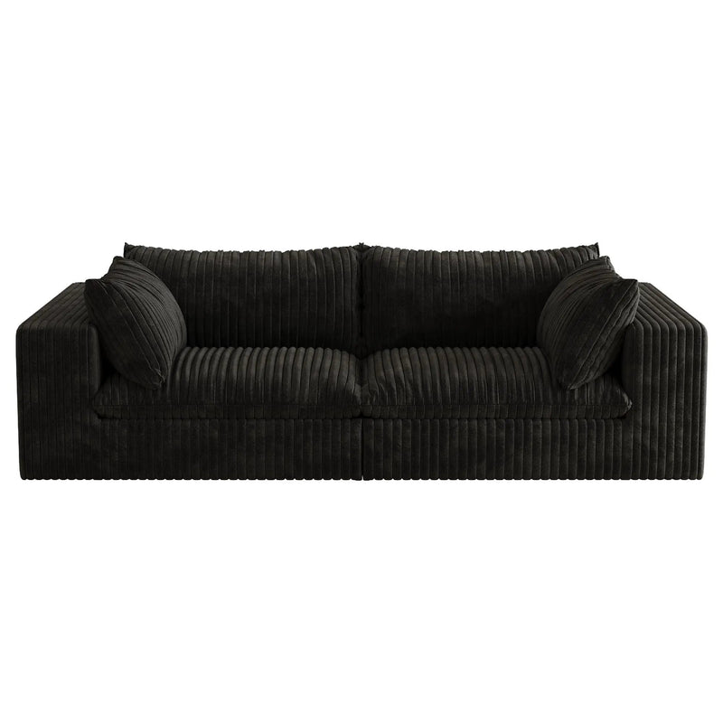 Y137 Modular Black Sofa by HouseOfZazla