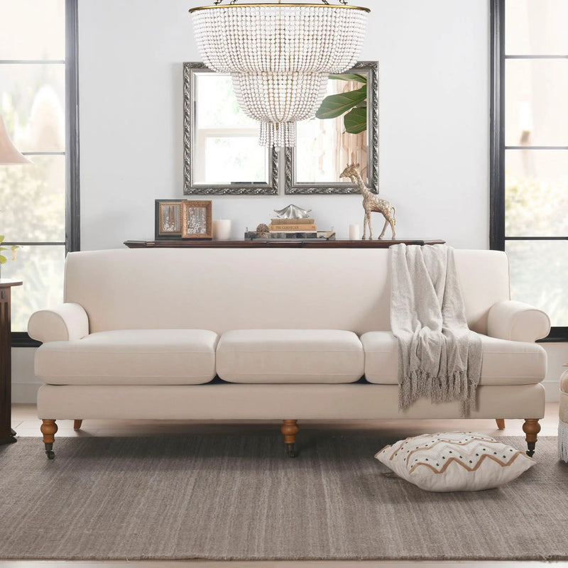 Alana Lawson - Modern Three Cushion Tightback Sofa by HouseOfZazla