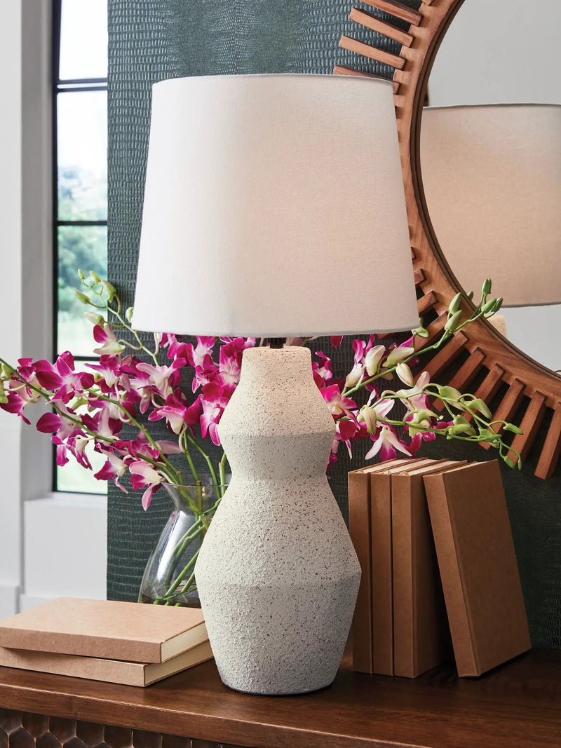 Dawthorne - Paper Table Lamp - Cream by Unique Piece Furniture