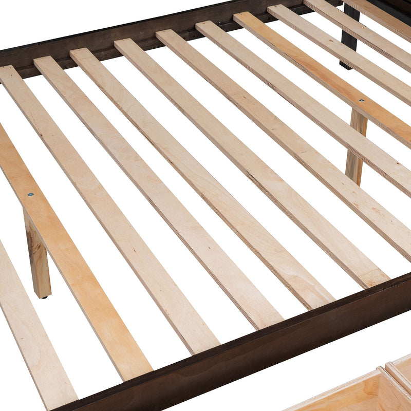 Bunk Bed With Shelfs, Storage Staircase And 2 Drawers by HouseOfZazla