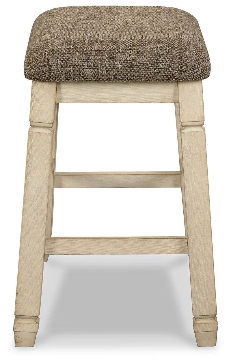 Bolanburg - Upholstered Stool (Set of 2) - Beige by Unique Piece Furniture