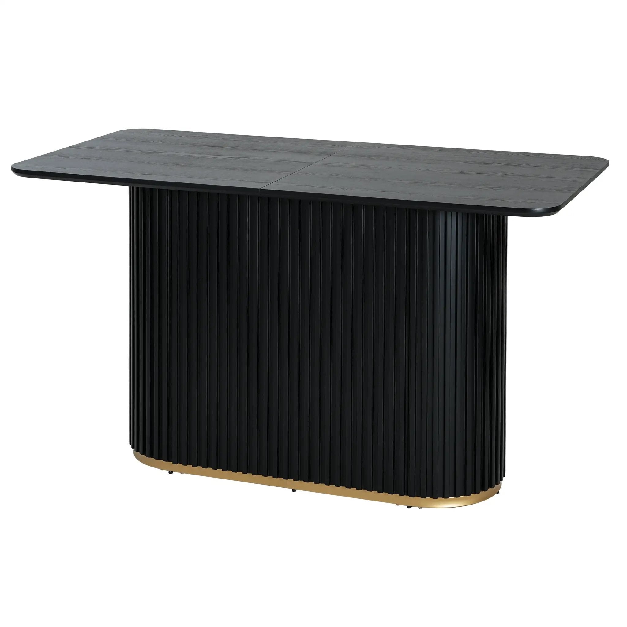 63"L Counter Table - Black by HouseOfZazla