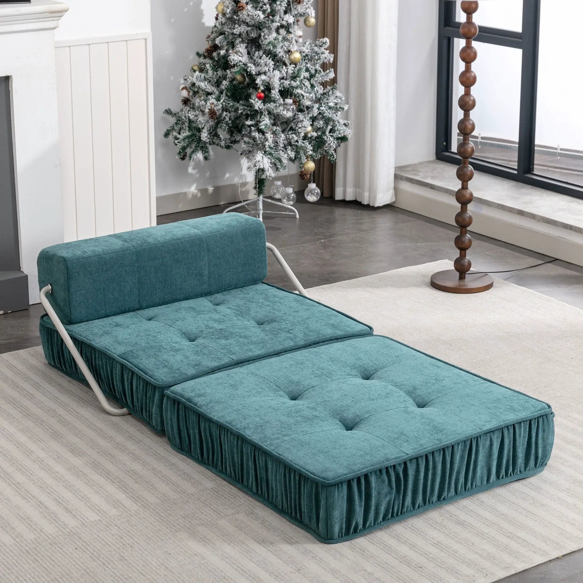 Folding Sofa With Removable Back Cushion, Convertible Futon Sleeper Chair by Unique Piece Furniture