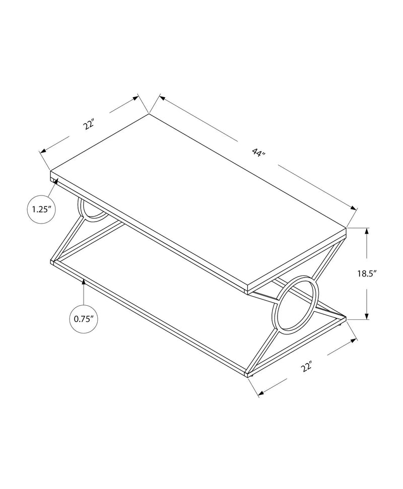 Rectangular Glossy White Coffee Table by HouseOfZazla