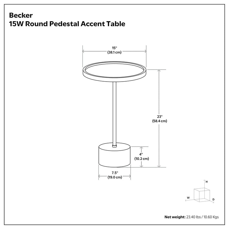 Becker - Side Table - Natural by Unique Piece Furniture