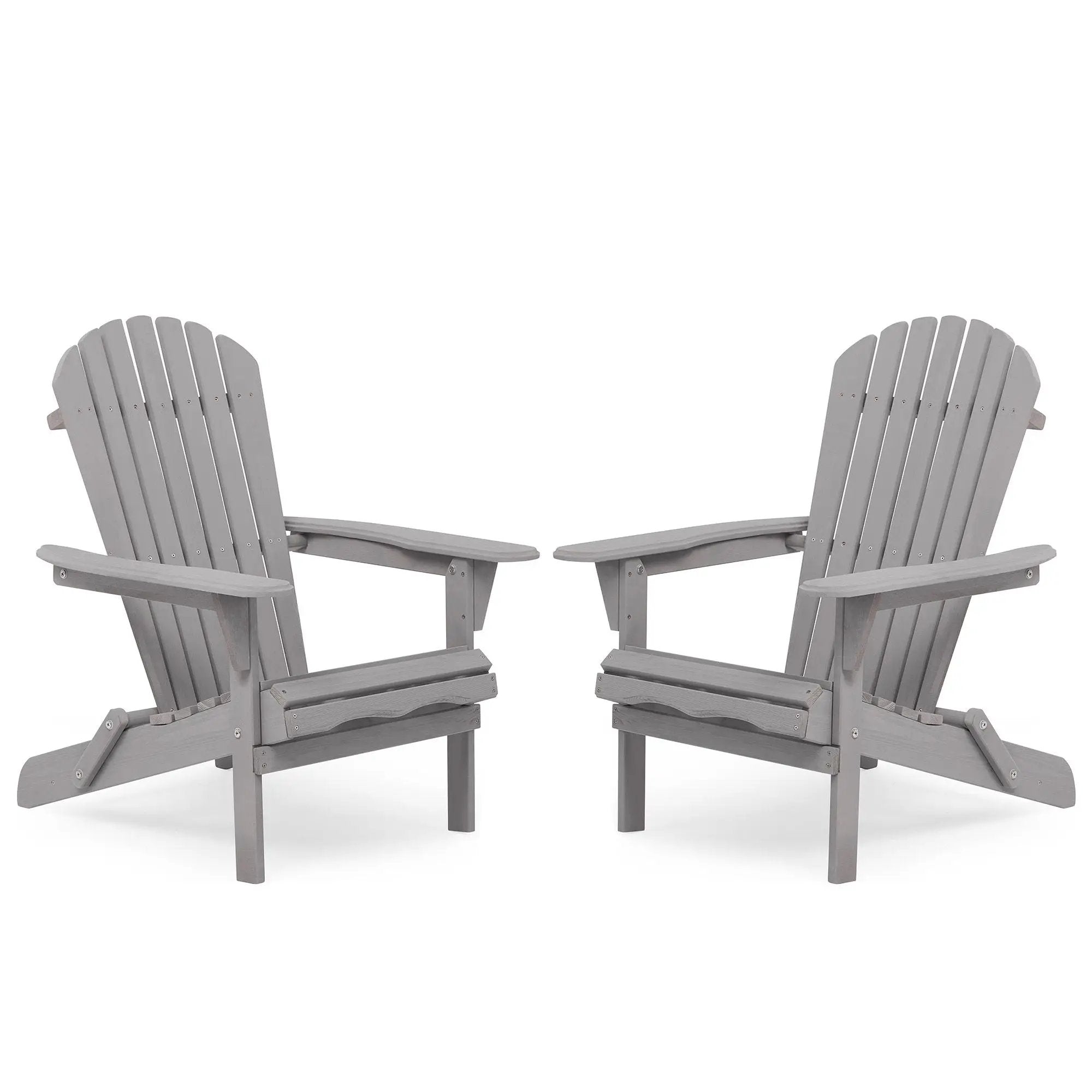 Lounge Patio Chair For Garden Outdoor Wooden Folding Adirondack Chair (Set of 2) Solid Cedar Wood Lounge Patio Chair For Garden by HouseOfZazla