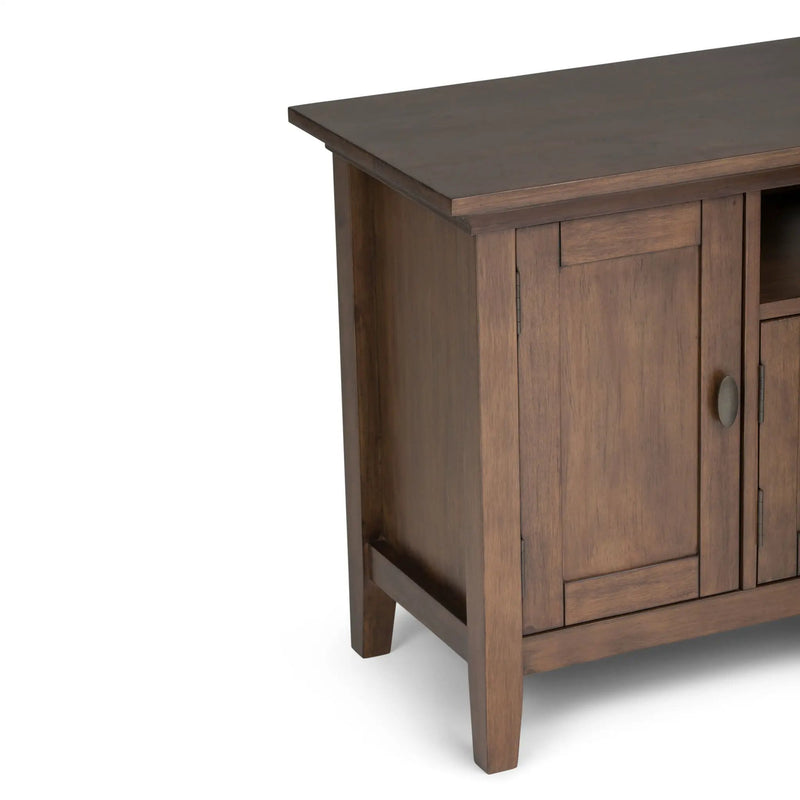 Redmond - TV Media Stand - Rustic Natural Aged Brown by Unique Piece Furniture