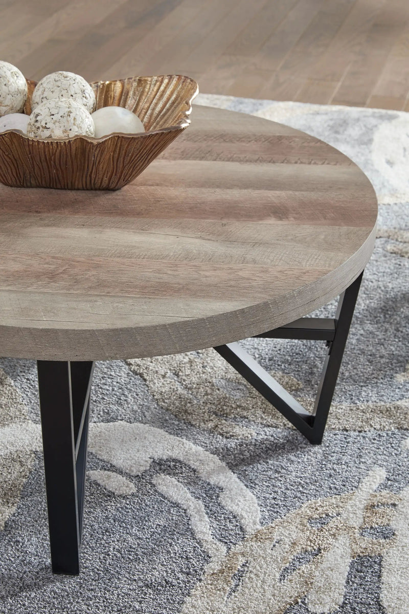 Deanlee - Occasional Table Set (Set of 3) - Grayish Brown / Black by Unique Piece Furniture