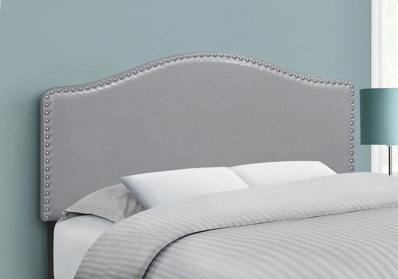 Full Size Upholstered Bed Headboard Only - Gray by HouseOfZazla