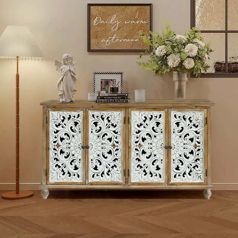 Accent Cabinet with 4 Doors by HouseOfZazla