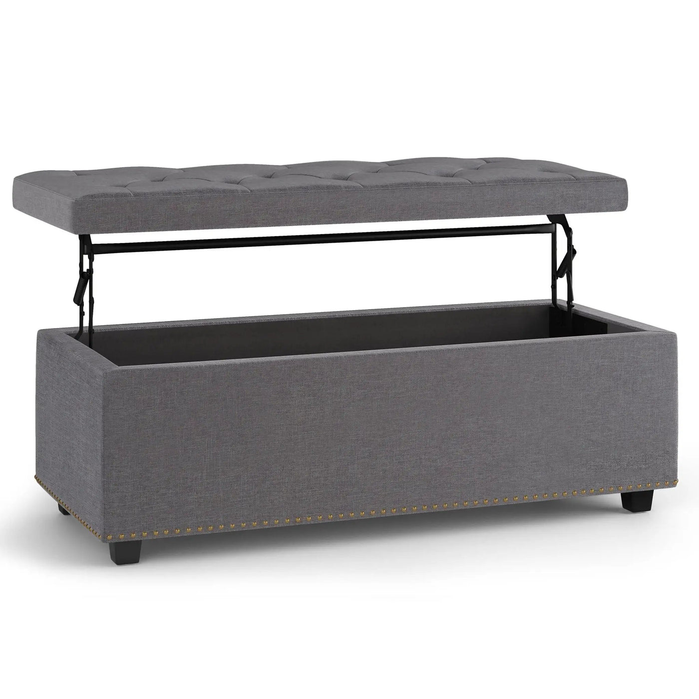 Hamilton - Upholstered Lift Top Rectangular Storage Ottoman by Unique Piece Furniture