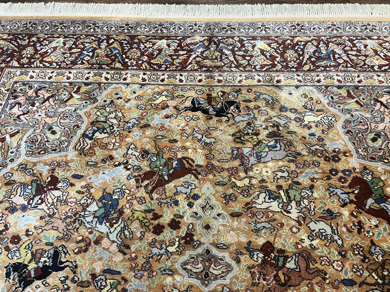Karastan Rug 8.8 x 12 Persian Hunting Rug #723, Wool Pile by Jewel Rugs