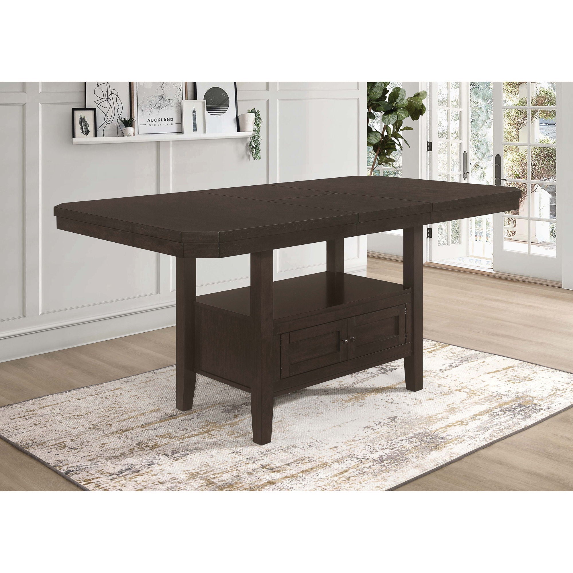 Prentiss - Extension Counter Dining Table - Cappuccino by HouseOfZazla