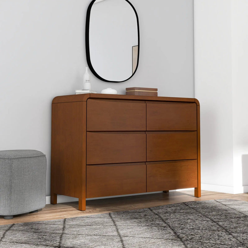 Lionel - 6 Drawer Dresser - Brown by HouseOfZazla