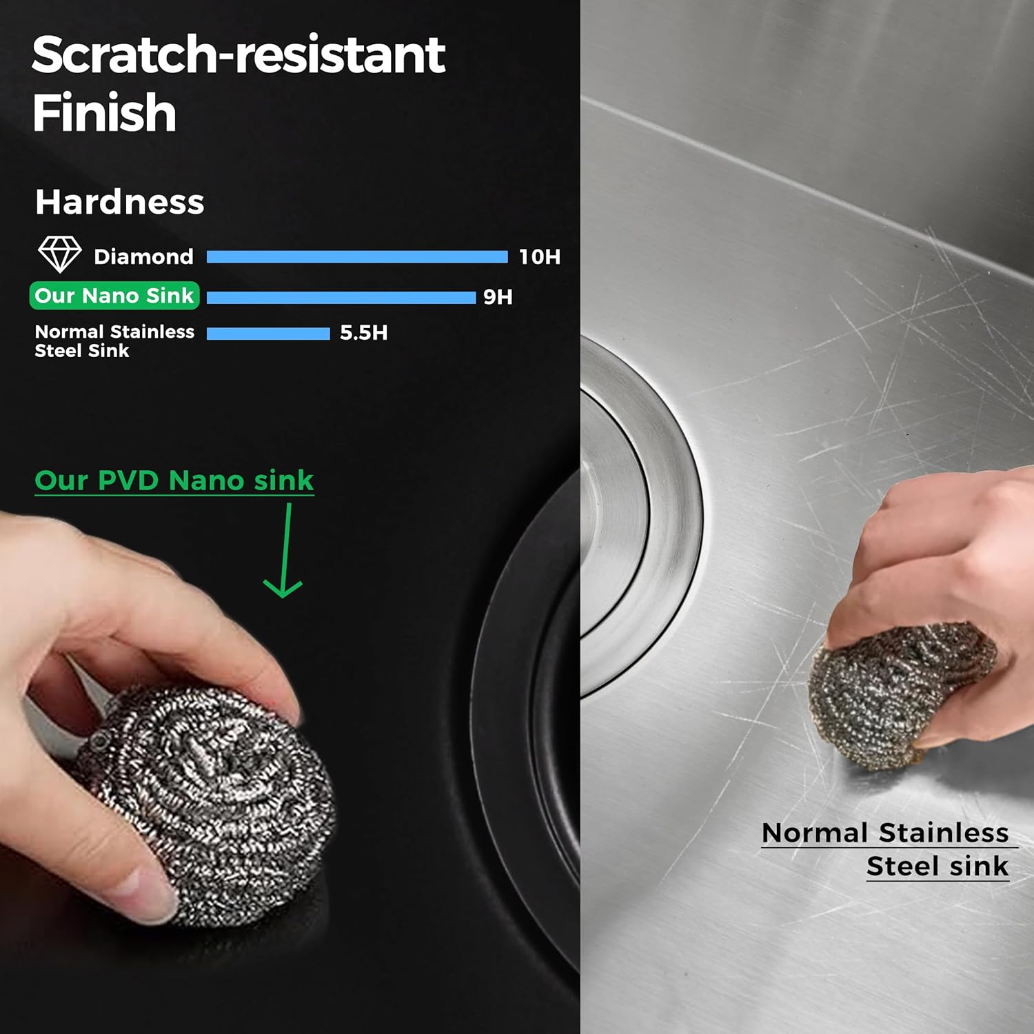 33 Gunmetal Undermount Kitchen Sink by HouseOfZazla