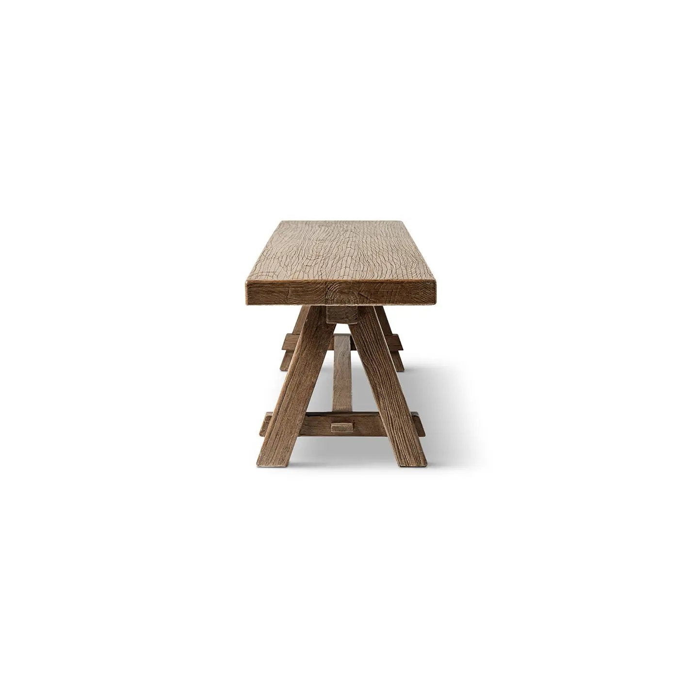 Hawthorne 72' Reclaimed Elm Trestle Dining Bench by HouseOfZazla