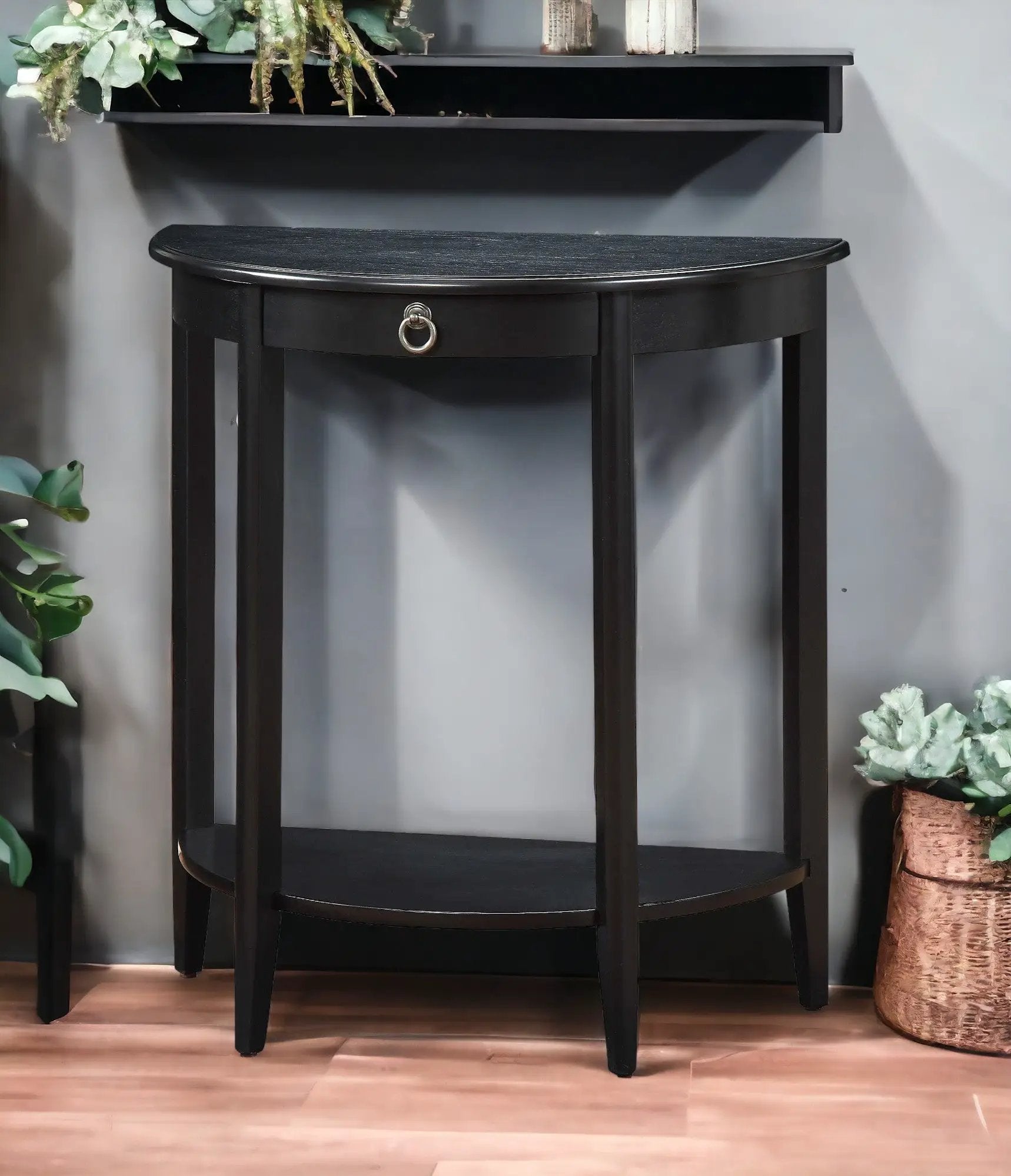 Justino II Half Moon Console Table by HouseOfZazla