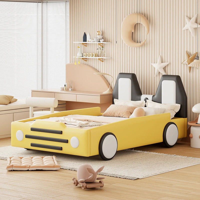 High Quality Race Car Shaped Platform Bed & Wheels by HouseOfZazla