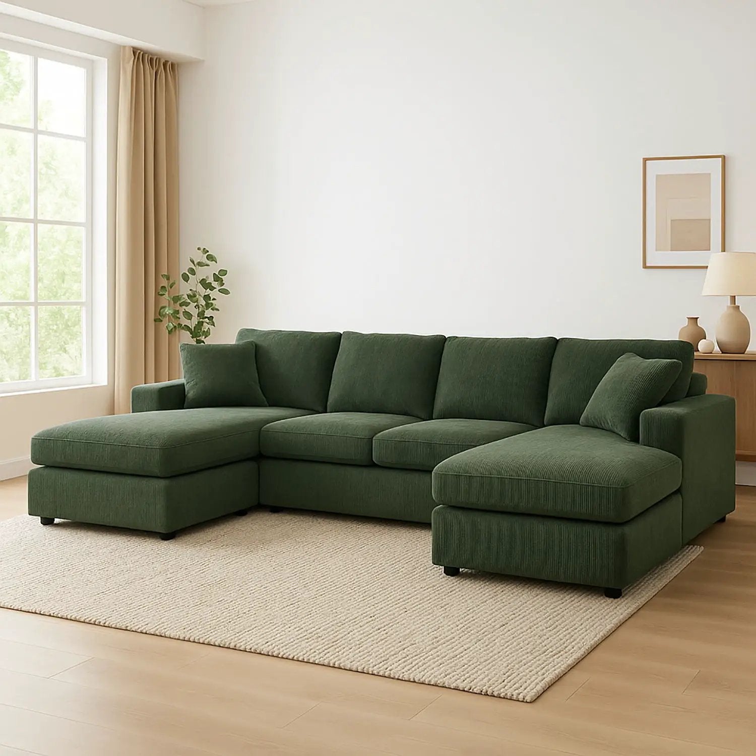 3 Piece Double Chaise Sectional Sofa by HouseOfZazla