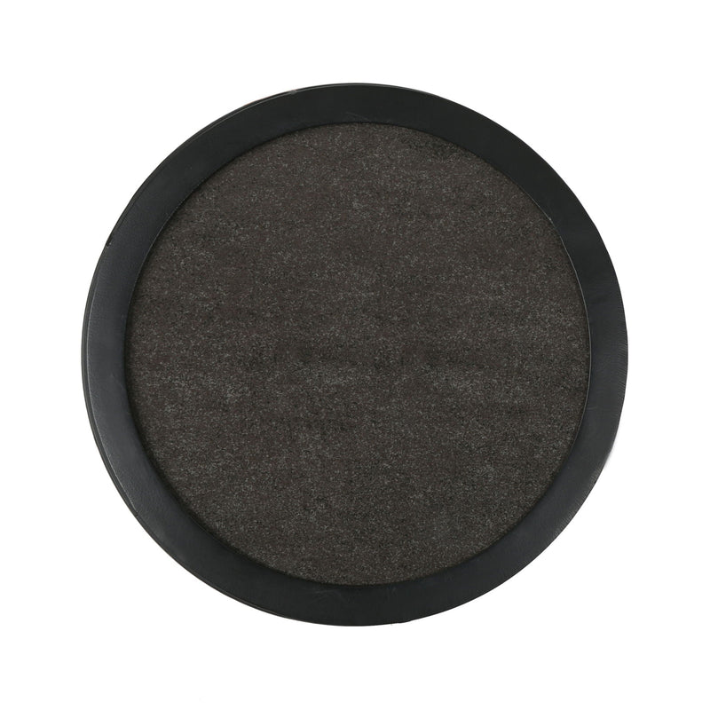 Outdoor Powder Coated Side Table - Gray by HouseOfZazla