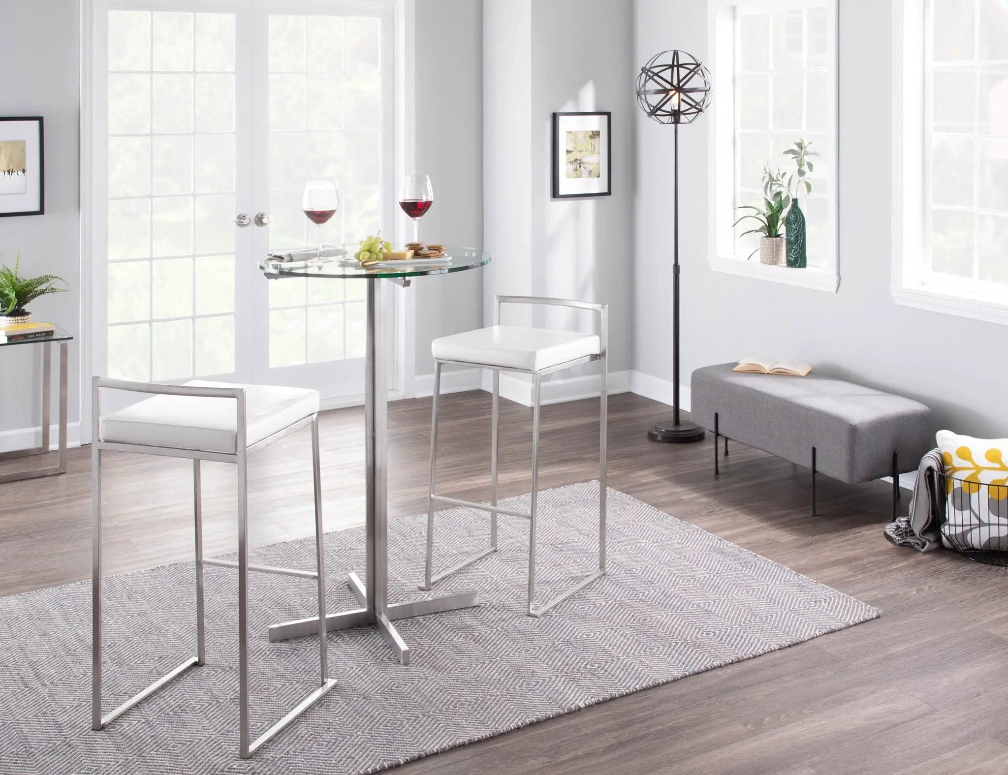 Fuji - Contemporary And Elegant Design Stackable Barstool by Unique Piece Furniture