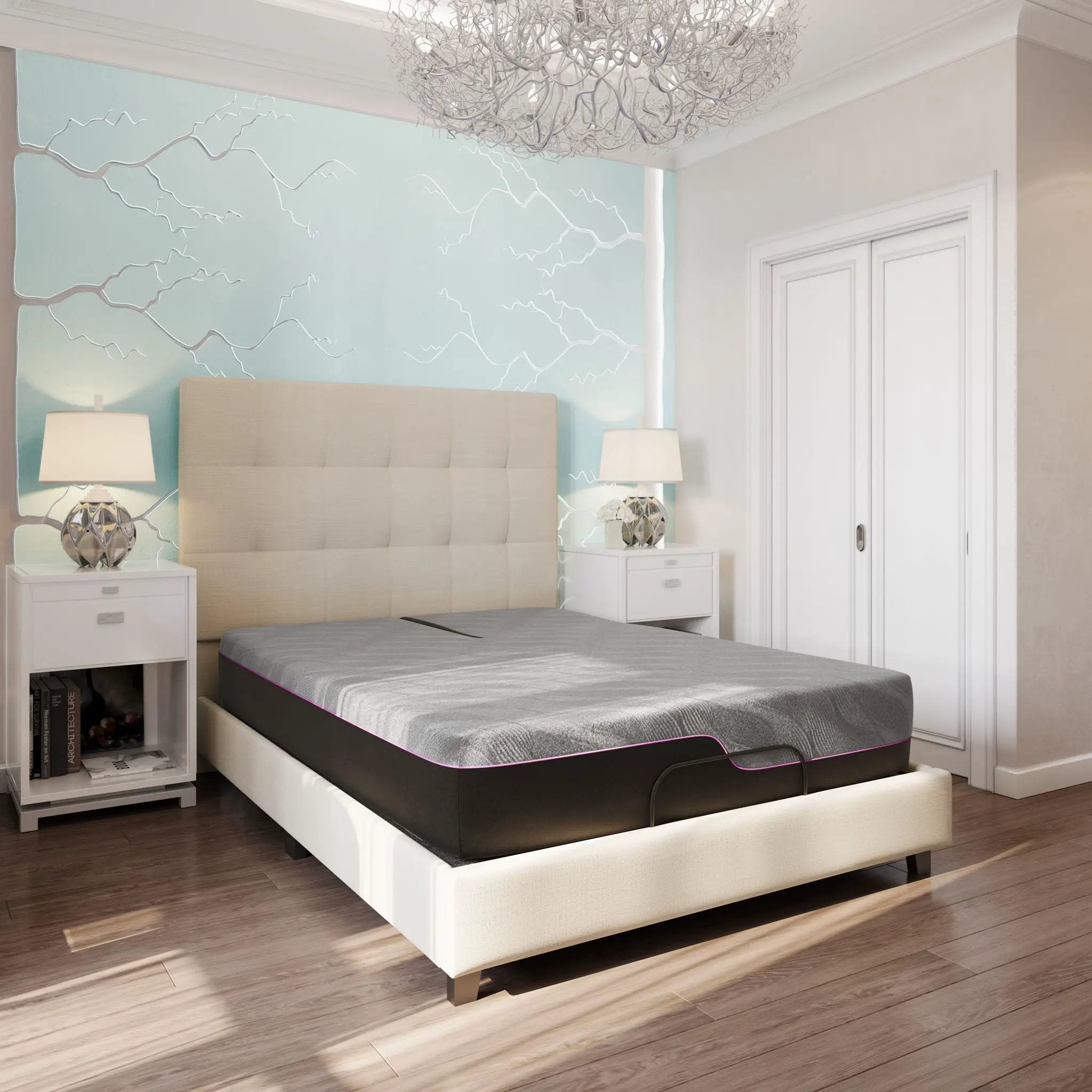 11" Renew Flex Head Cooling Fast Responding Latex Foam Mattress by Unique Piece Furniture