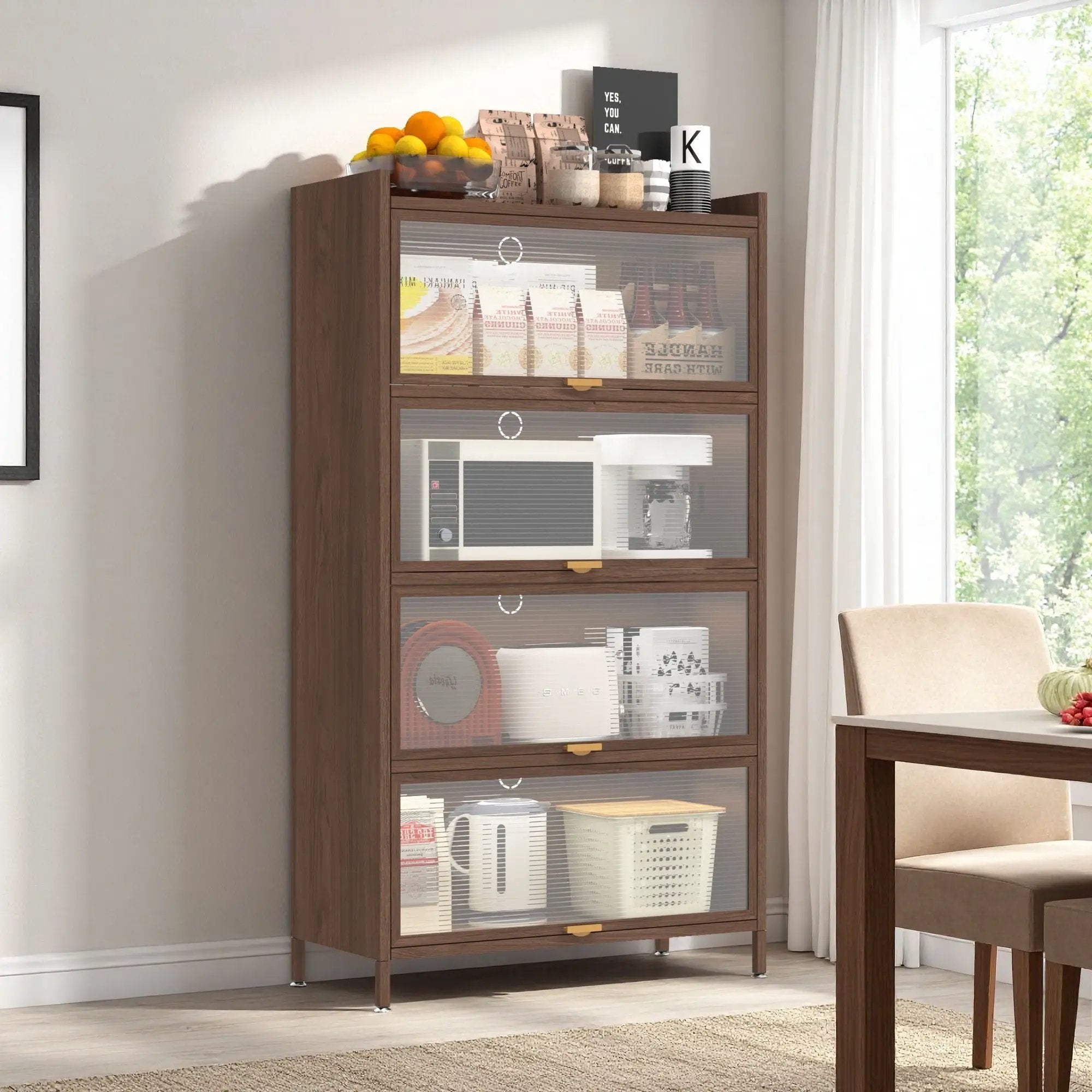 Flip Doors Cabinet, With Ample Storage Space by Unique Piece Furniture