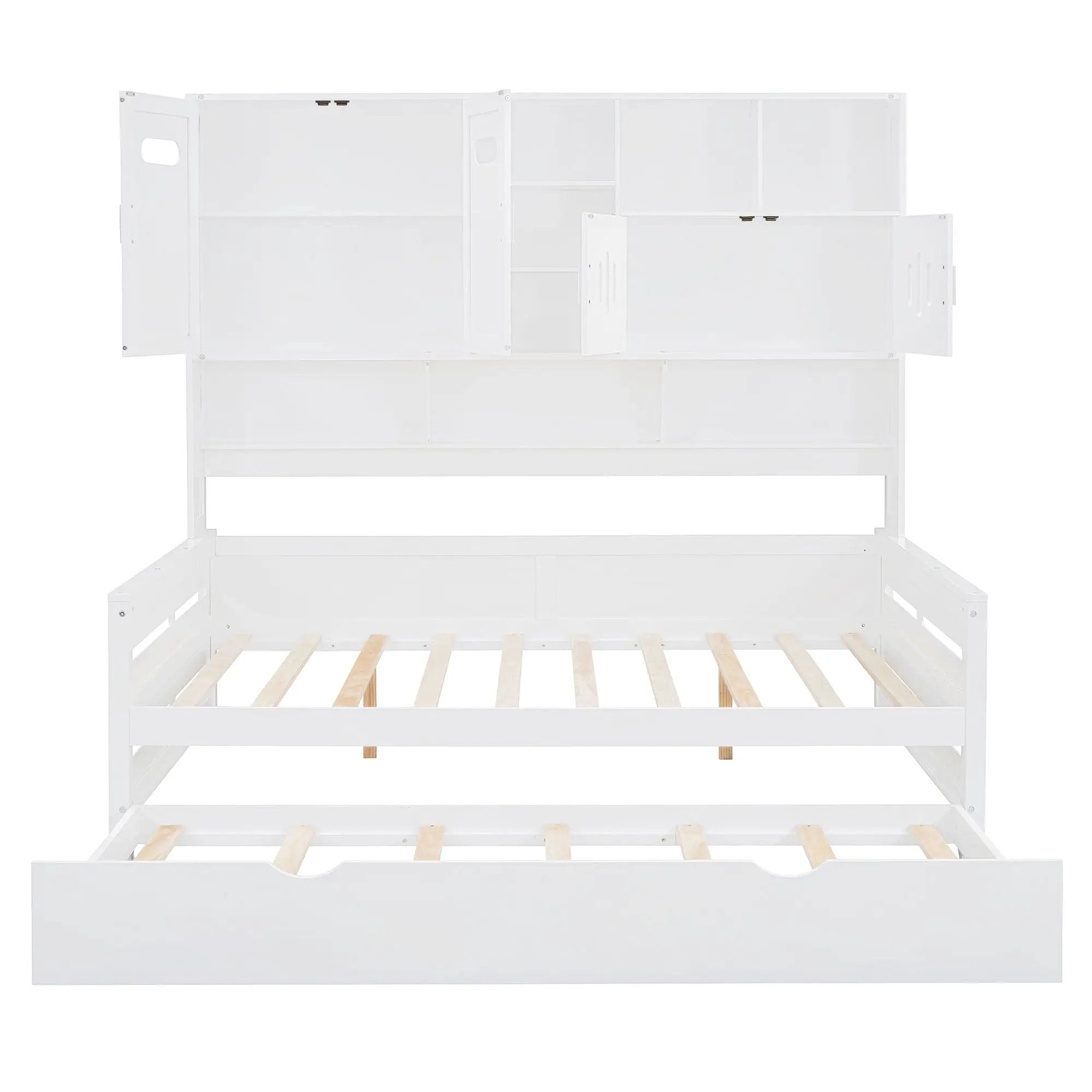 Daybed With All-In-One Cabinet And Shelf by HouseOfZazla