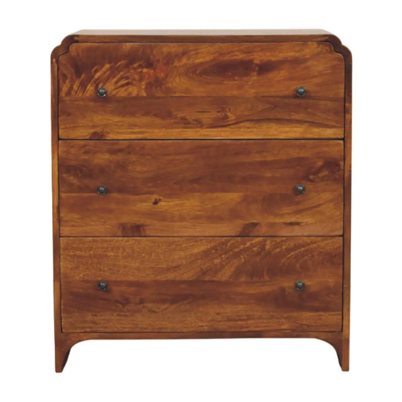Newton - 3 Drawer Chest - Brown by HouseOfZazla
