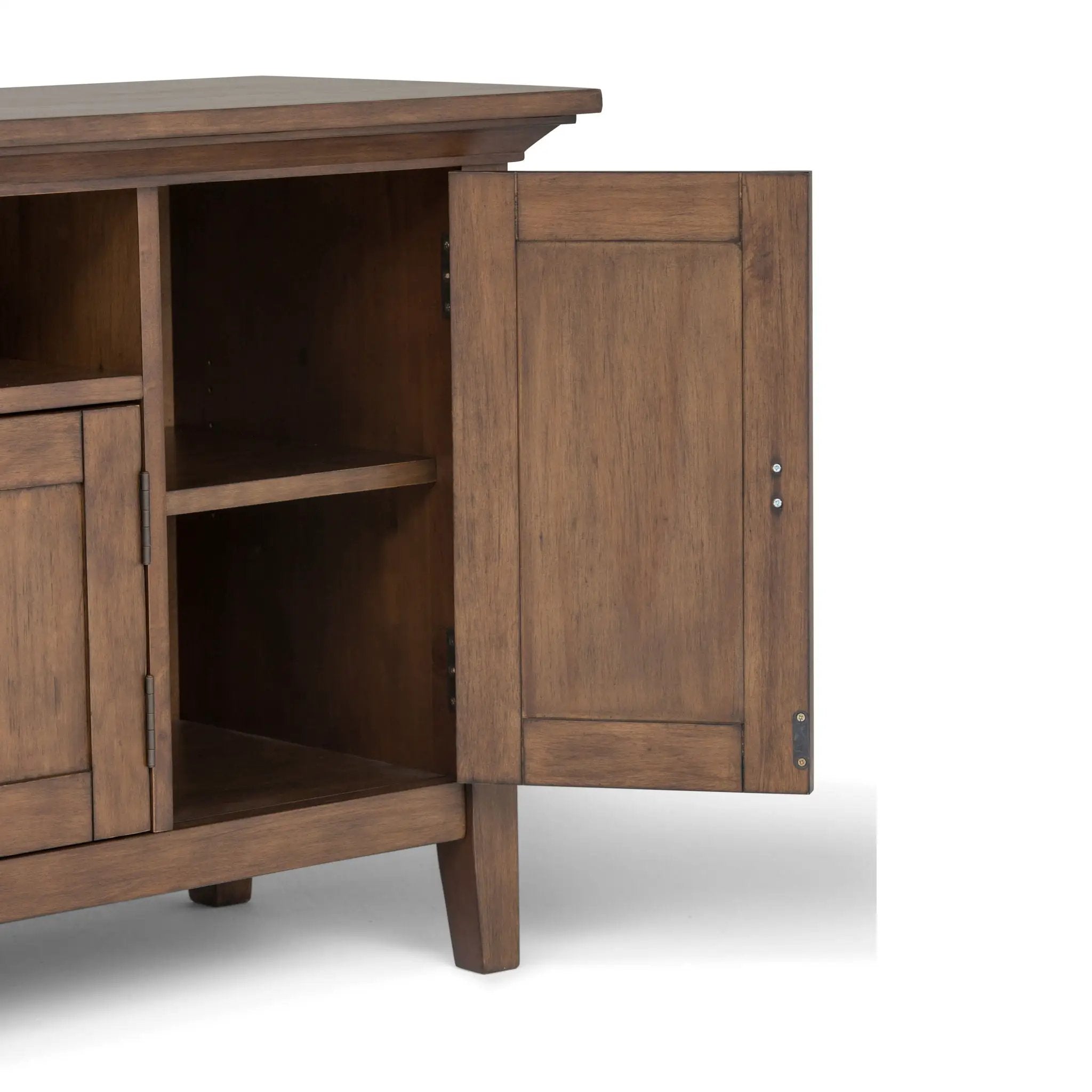 Redmond - TV Media Stand - Rustic Natural Aged Brown by Unique Piece Furniture