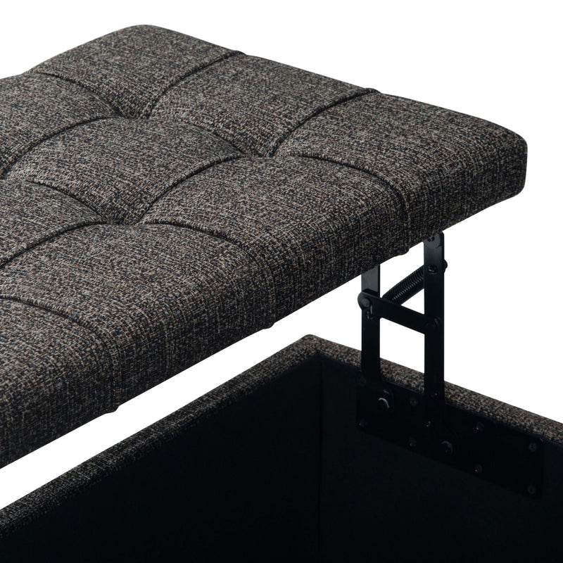 Harrison - Upholstered Coffee Table Storage Ottoman by HouseOfZazla