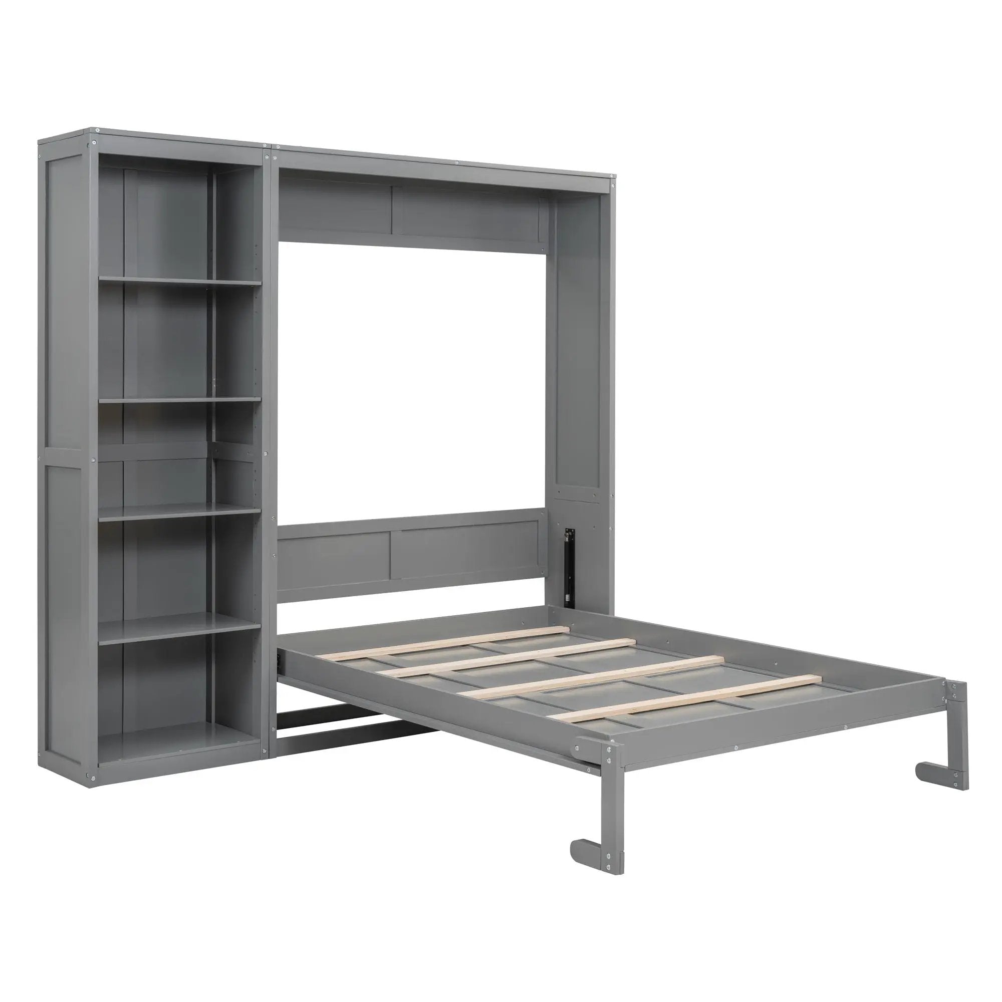 Murphy Wall Bed With Shelves by HouseOfZazla